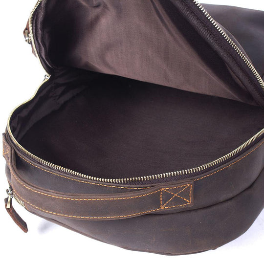 Sac à dos en cuir tan | TOLEDO