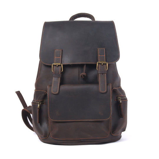 Sac à dos en cuir avec cordon | FLAM