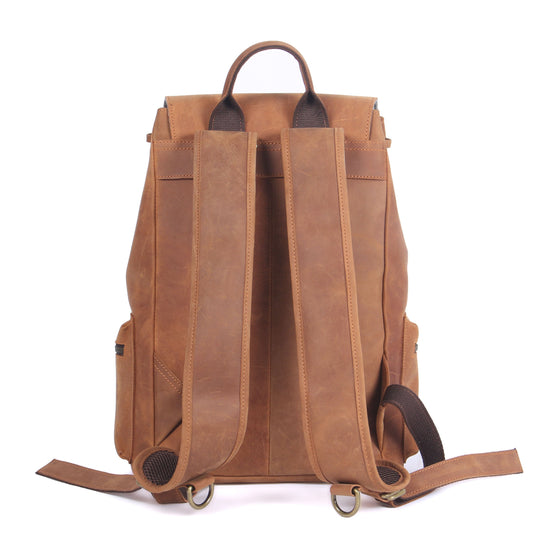 Sac à dos en cuir avec cordon | FLAM