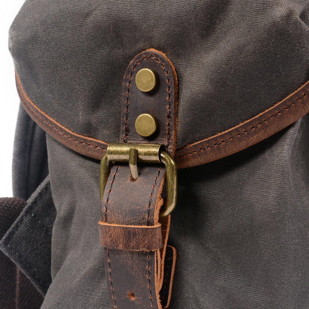 Sac à dos en toile et cuir | SALZBOURG