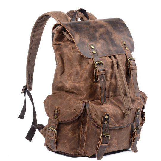 Sac à dos en toile et cuir | SALZBOURG