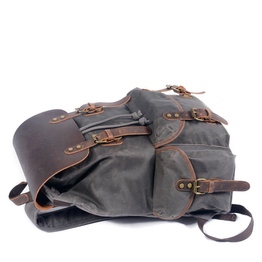 Sac à dos en toile et cuir | SALZBOURG