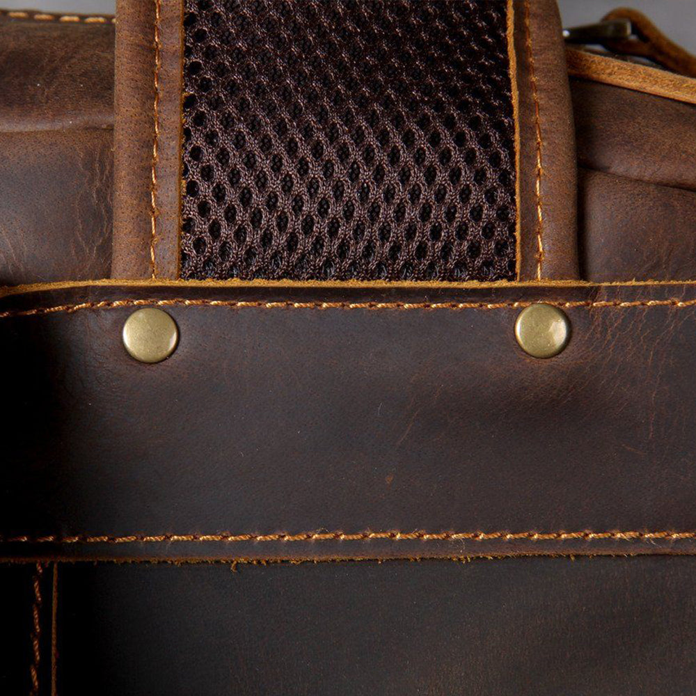 Sac à dos en cuir tan | MORITZ