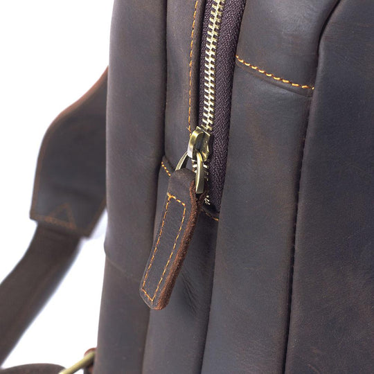 Sac à dos en cuir tan | TOLEDO